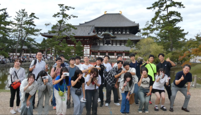 東大寺での記念写真